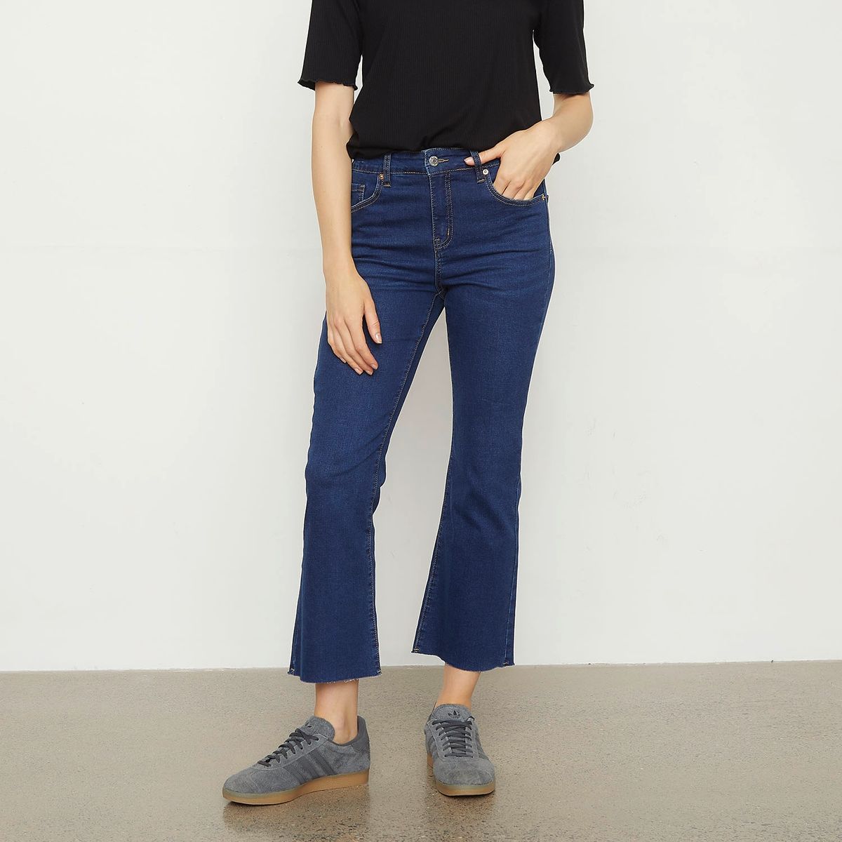 UNIVERSITY CLUB - Jeans Flare Tiro Alto Mujer University Club