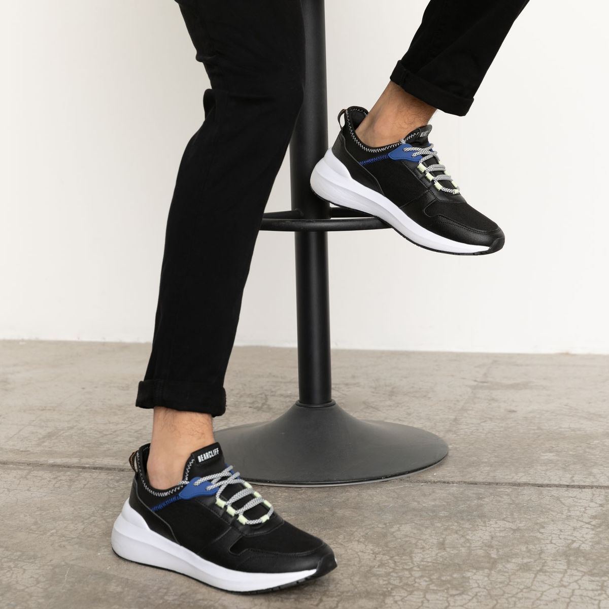 BEARCLIFF - Matt Zapatilla Urbana Hombre Negro Bearcliff