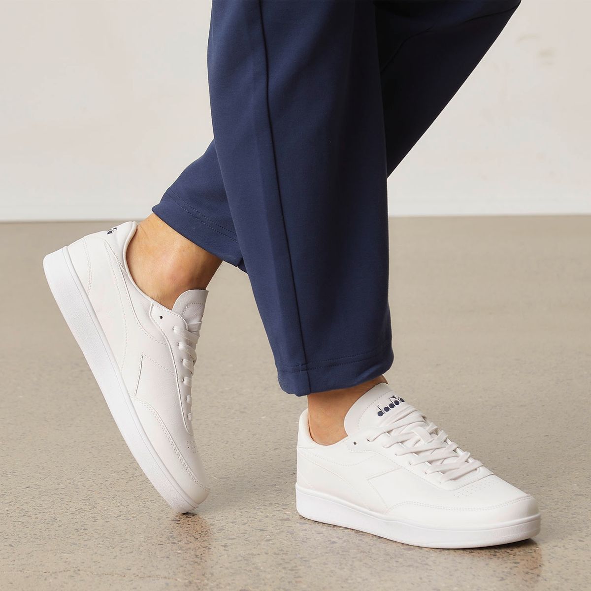 DIADORA - Court7 Zapatilla Urbana Hombre Blanco Diadora