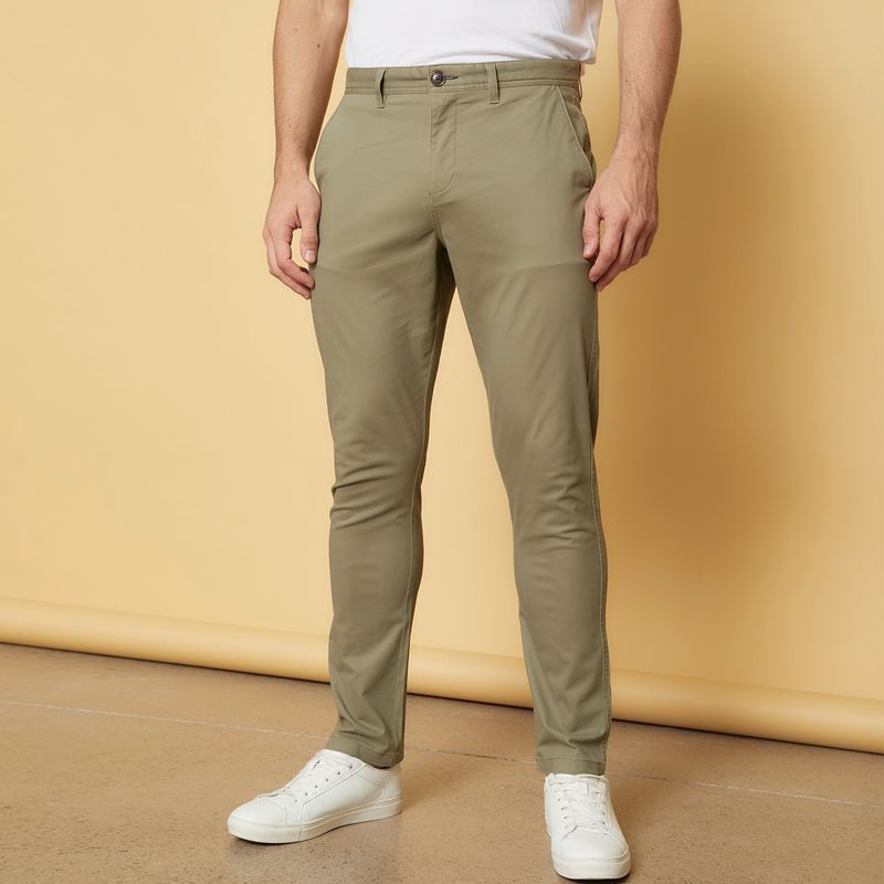 UNIVERSITY CLUB - Pantalón Chino Slim Fit Algodón University Club Hombre