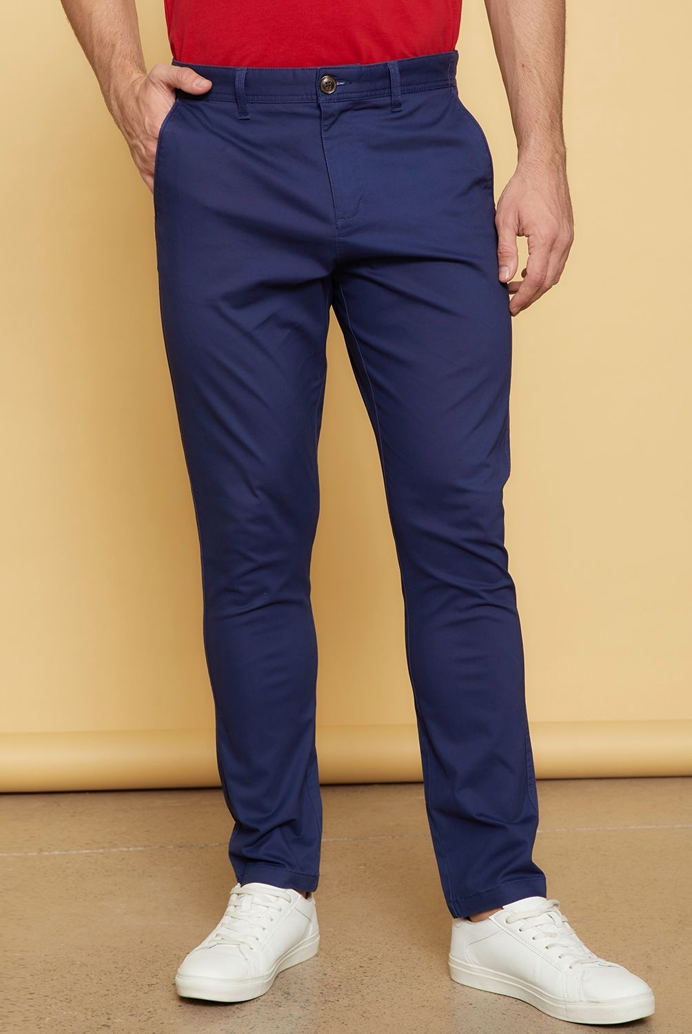 UNIVERSITY CLUB - Pantalón Chino Slim Fit Algodón University Club Hombre