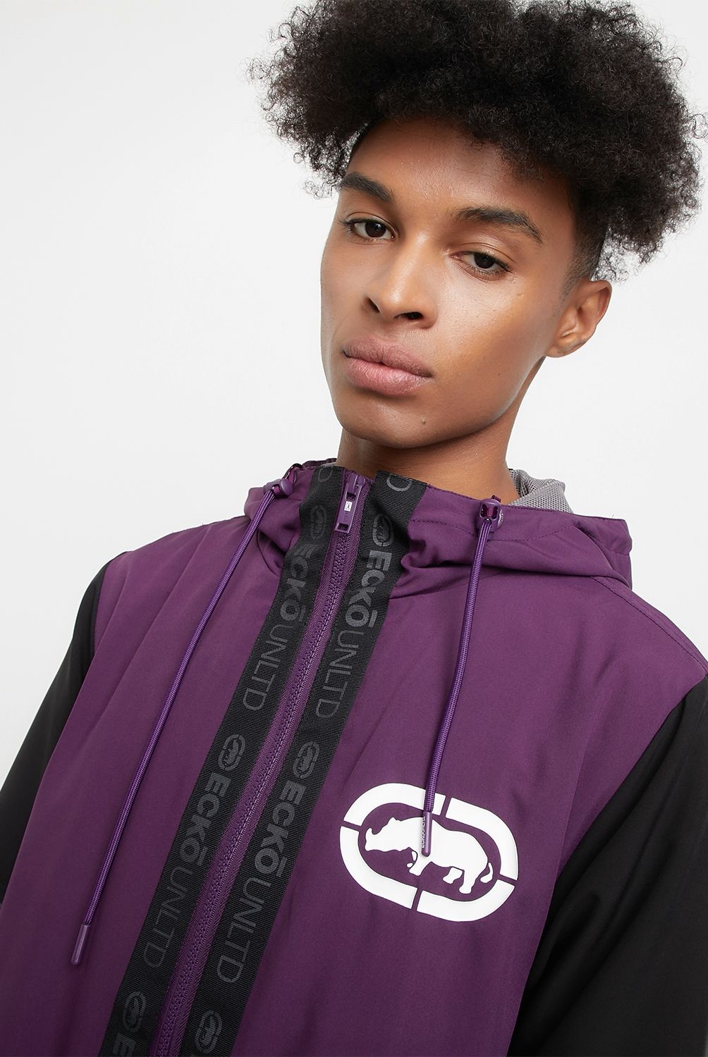 ECKO - Cortaviento Manga Larga Hombre Ecko