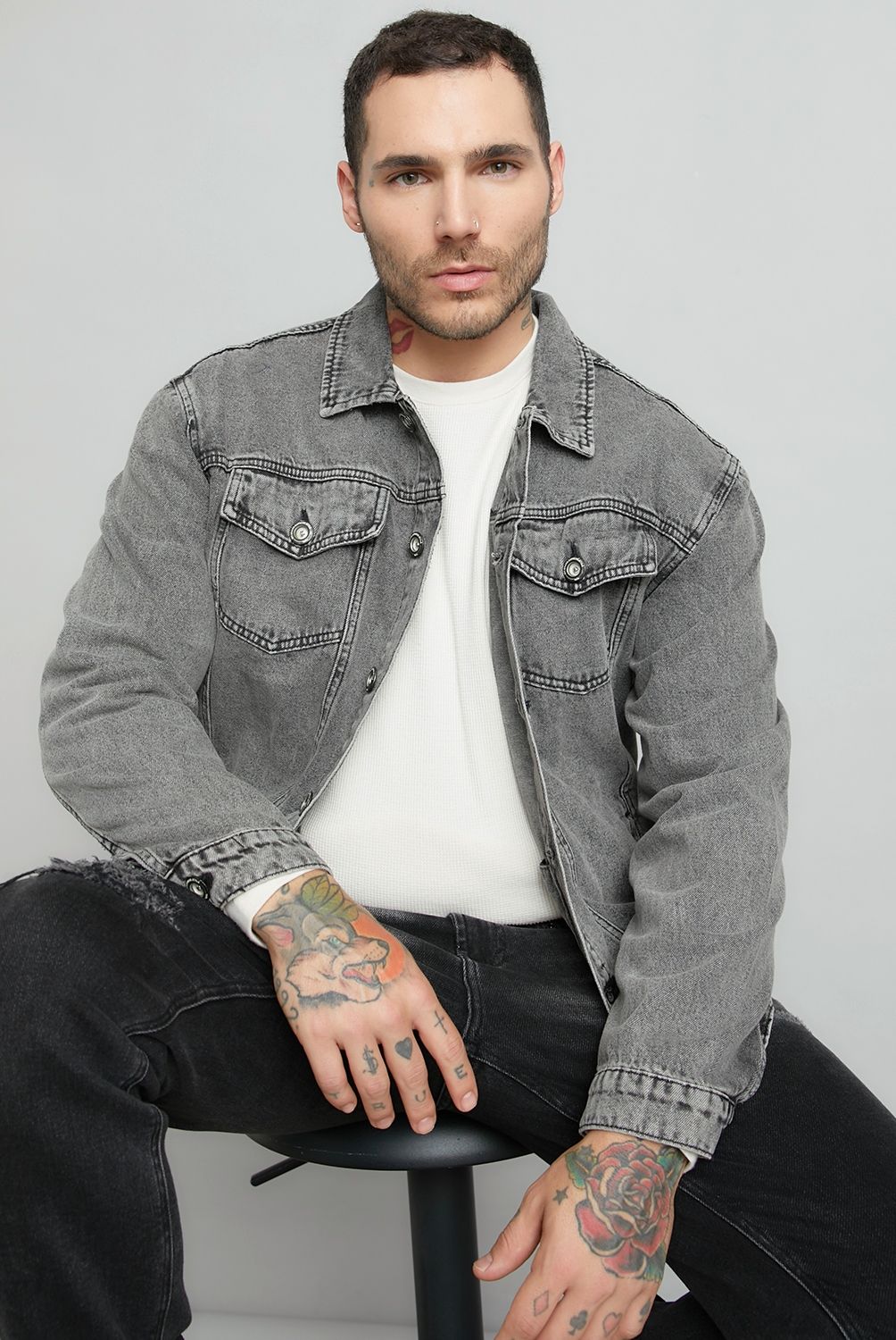 MOSSIMO - Mossimo Chaqueta Manga Larga Hombre