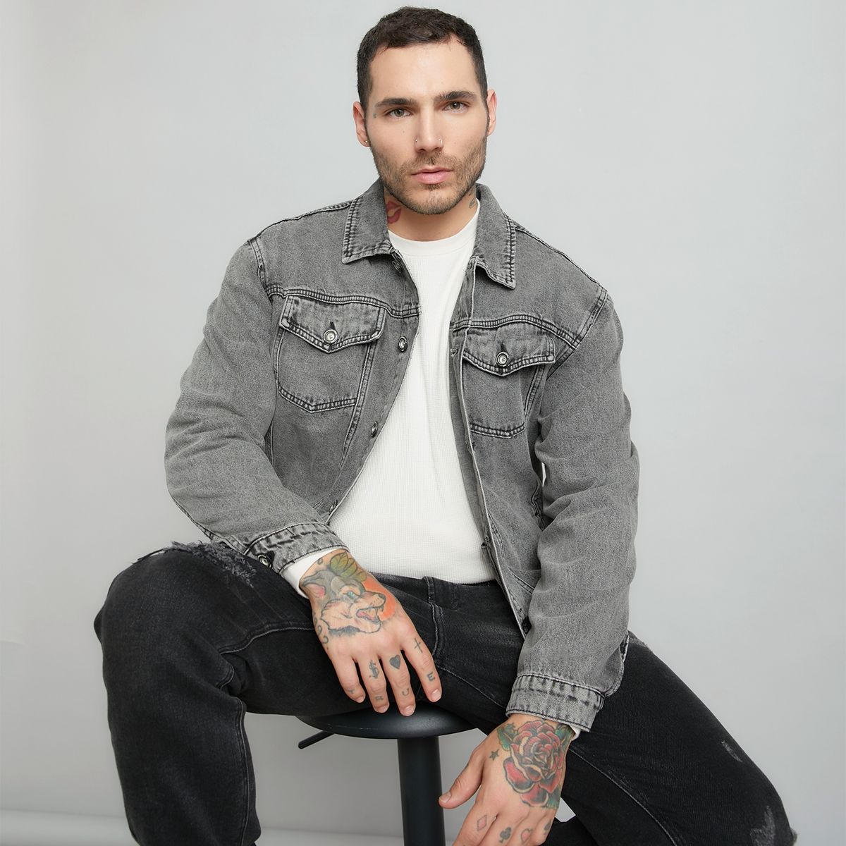 MOSSIMO - Mossimo Chaqueta Manga Larga Hombre