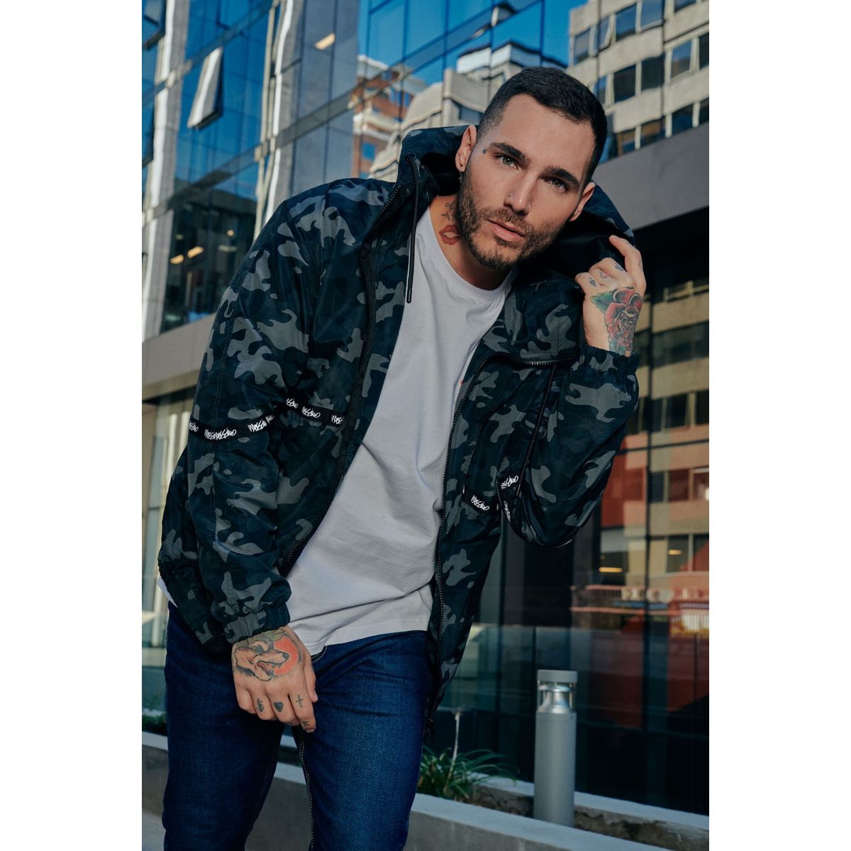 MOSSIMO - Chaqueta Manga Larga Hombre Mossimo