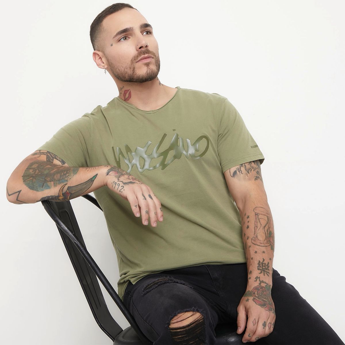 MOSSIMO - Mossimo Polera Manga Corta Hombre