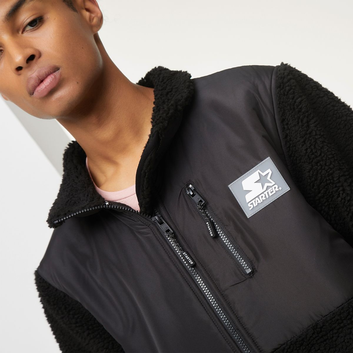 STARTER - Polerón Chiporro Con Cierre Hombre Starter