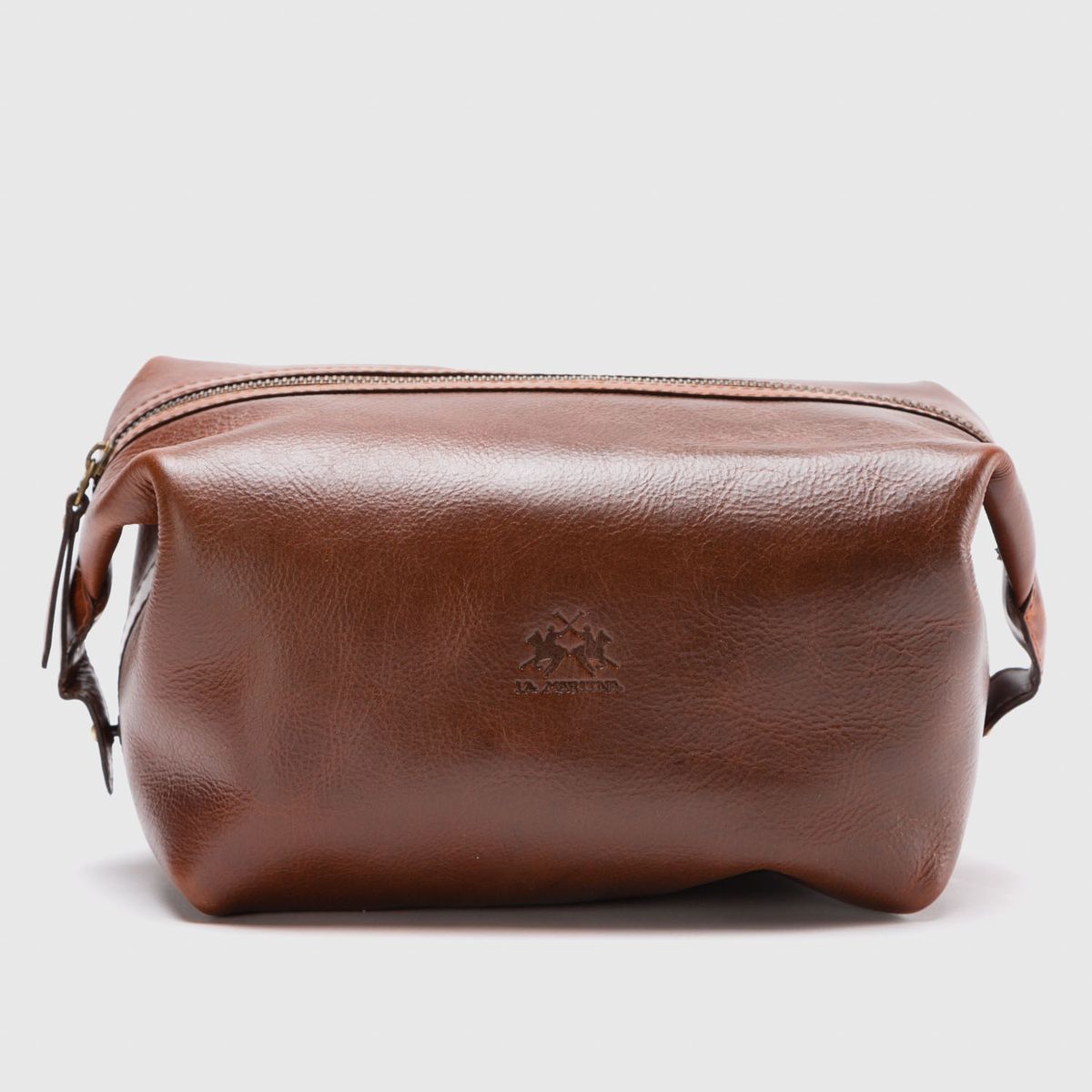 LA MARTINA - Neceser Cuero Café Hombre La Martina