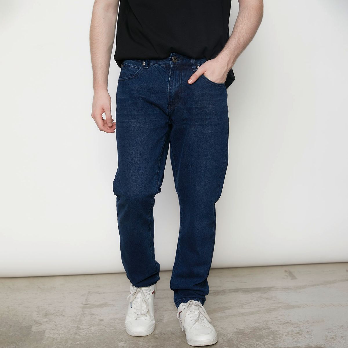 BEARCLIFF - Jeans Regular Fit Denim Hombre Bearcliff