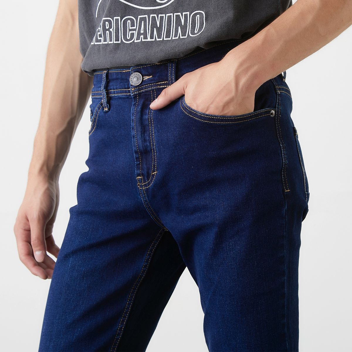 AMERICANINO - Jeans Slim Fit Hombre Americanino