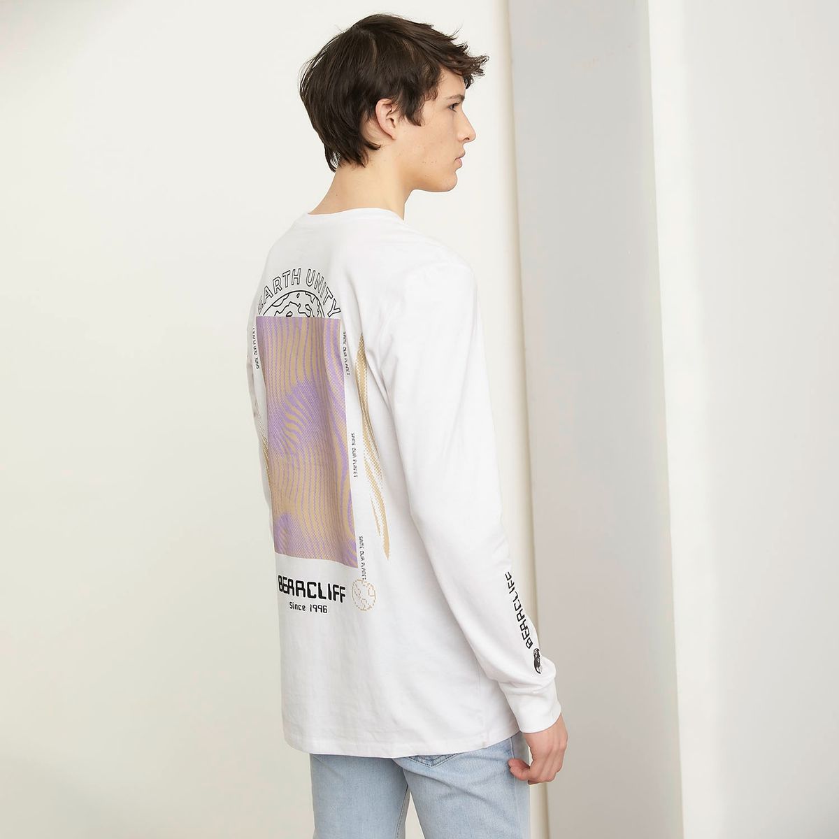 BEARCLIFF - Polera Manga Larga Algodón Long Fithombre Bearcliff