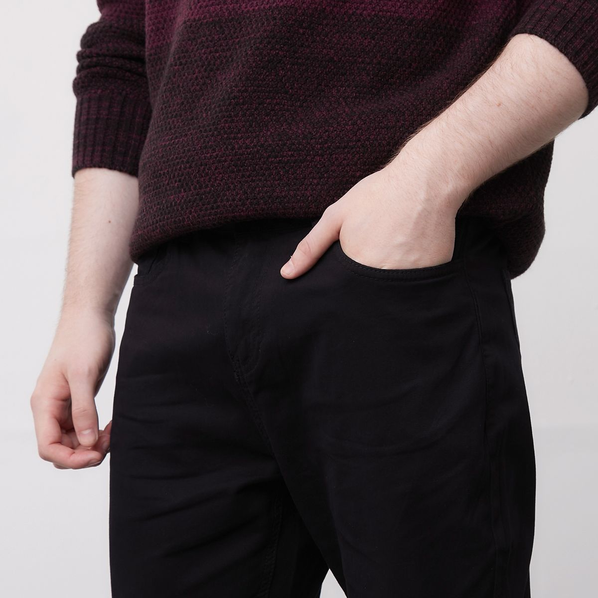 BEARCLIFF - Bearcliff Pantalón Super Skinny Fit Algodón Hombre