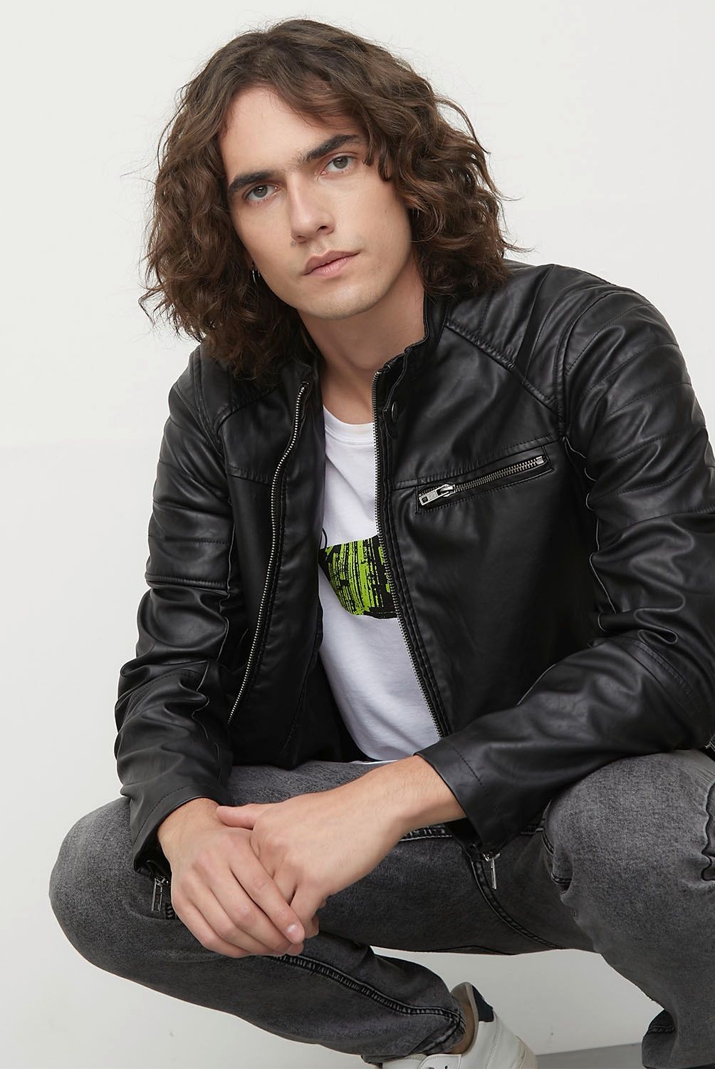 BEARCLIFF - Bearcliff Chaqueta Zero Cuero Hombre