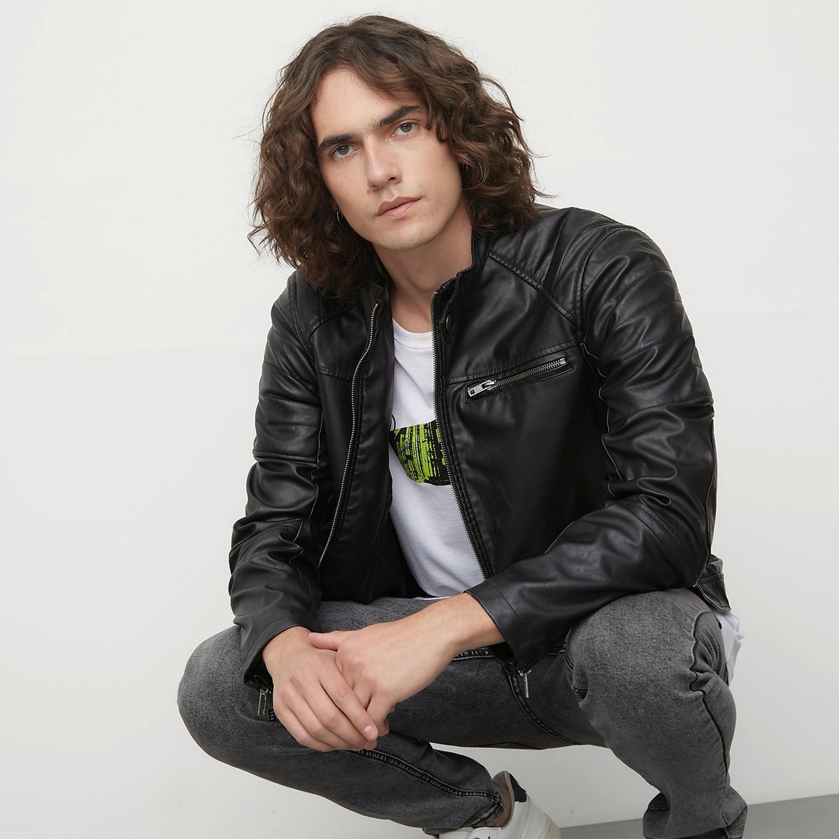 BEARCLIFF - Bearcliff Chaqueta Zero Cuero Hombre