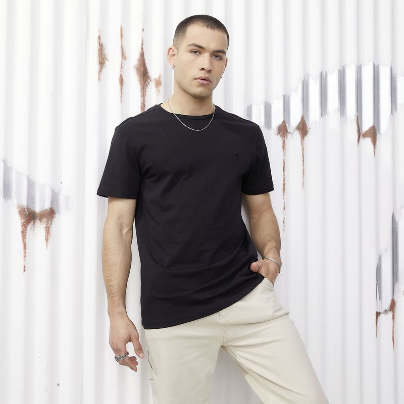 AMERICANINO - Polera Americanino Manga Corta Algodón Hombre Estilo Casual