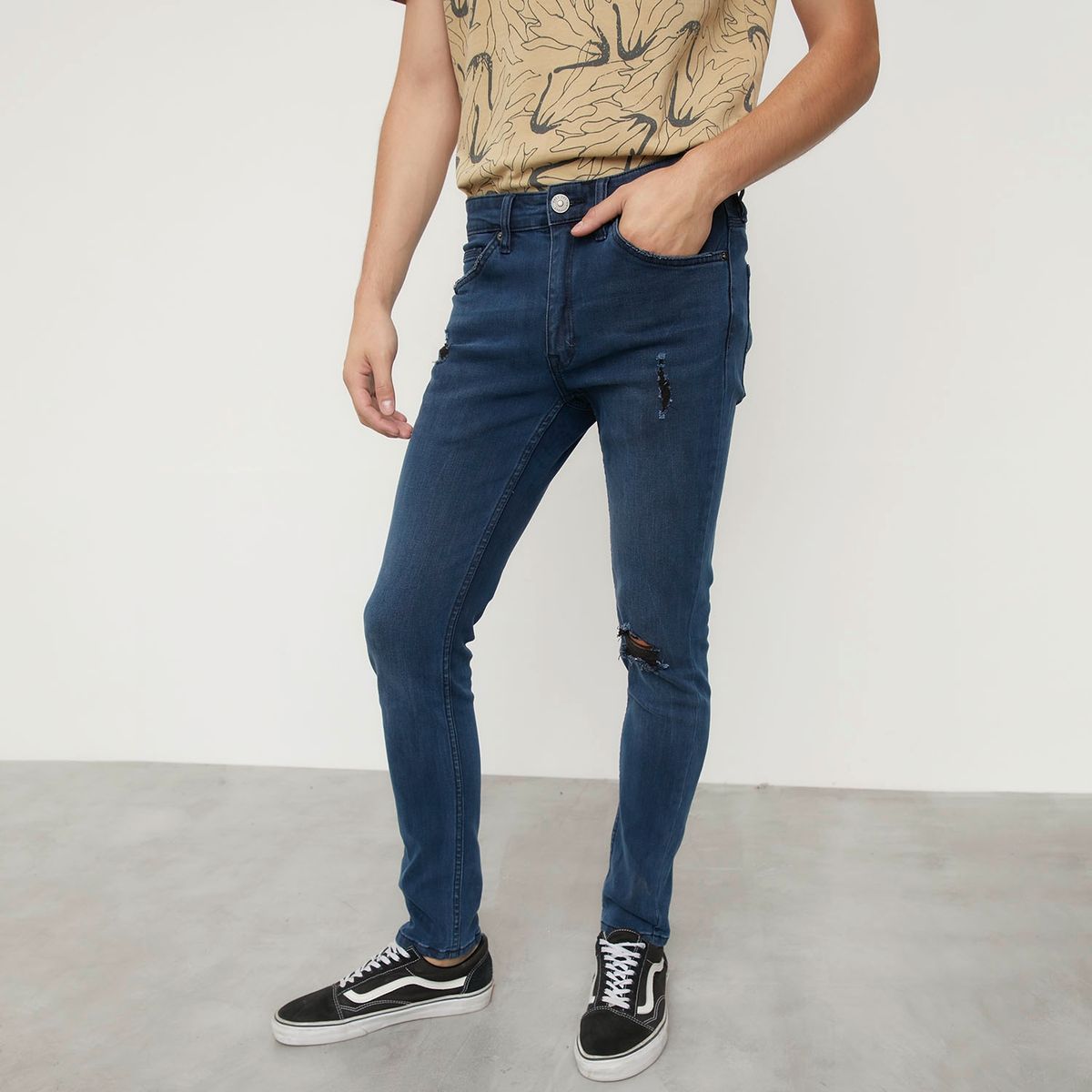 AMERICANINO - Jeans Spray On Fit Hombre Americanino