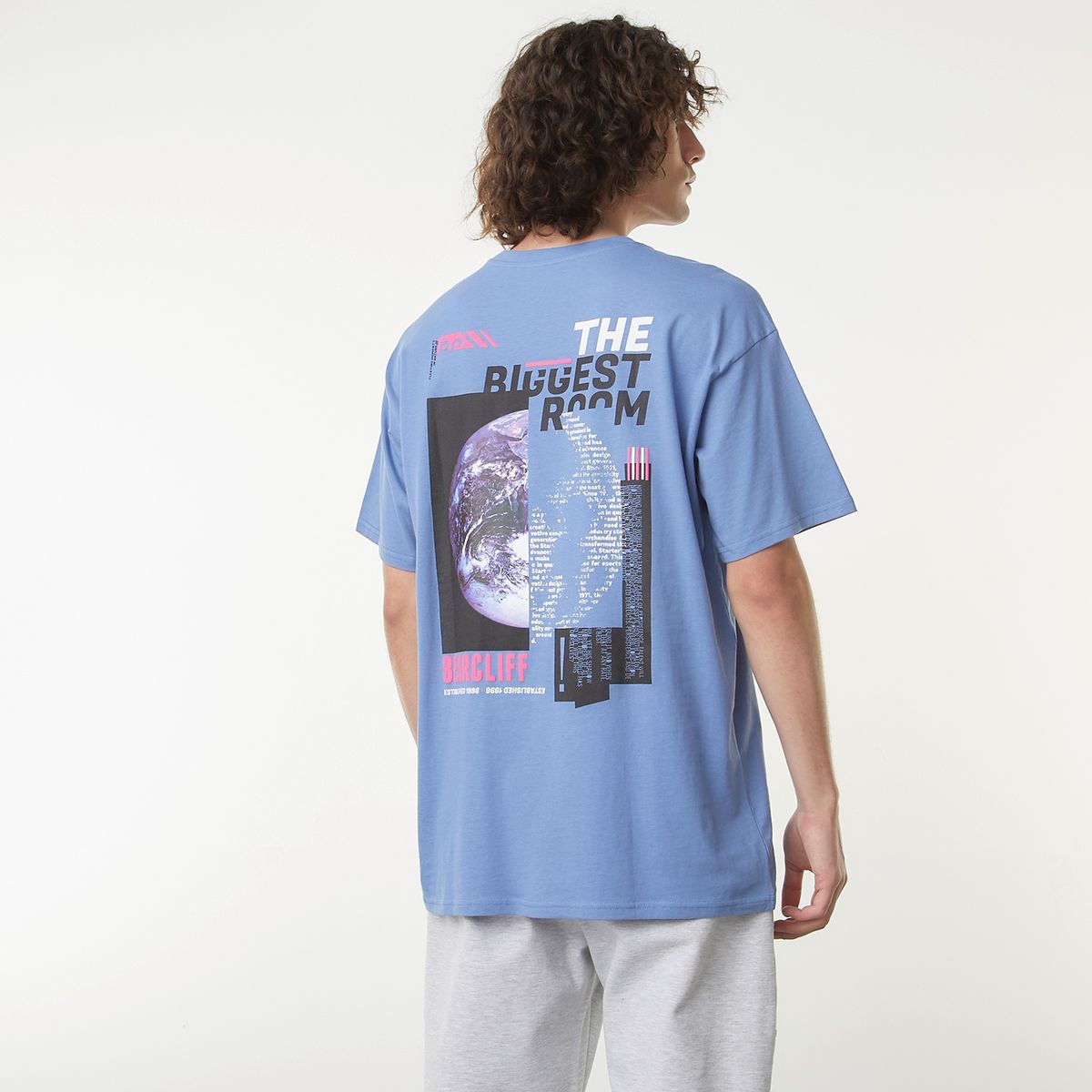 BEARCLIFF - Polera Manga Corta Long Fit Algodón Hombre Bearcliff