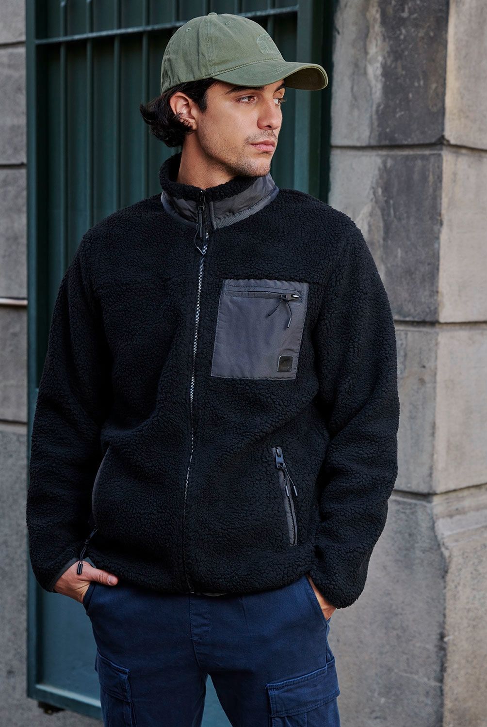 AMERICANINO - Americanino Polar Polar con Cierre 100% Polyester Sherpa Hombre