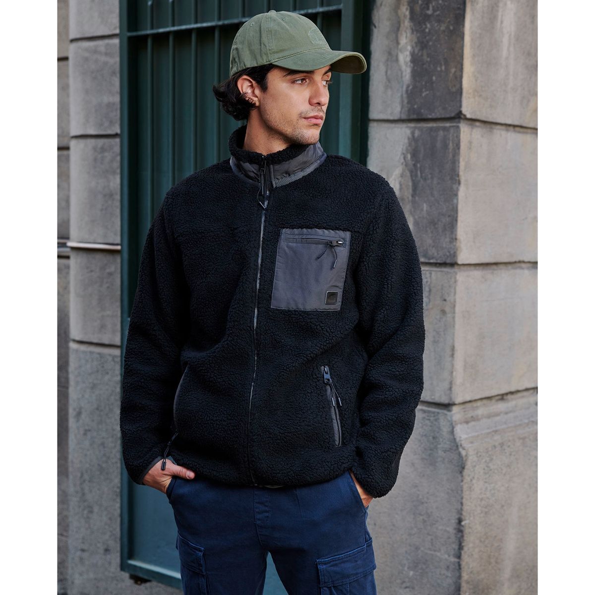 AMERICANINO - Americanino Polar Polar con Cierre 100% Polyester Sherpa Hombre