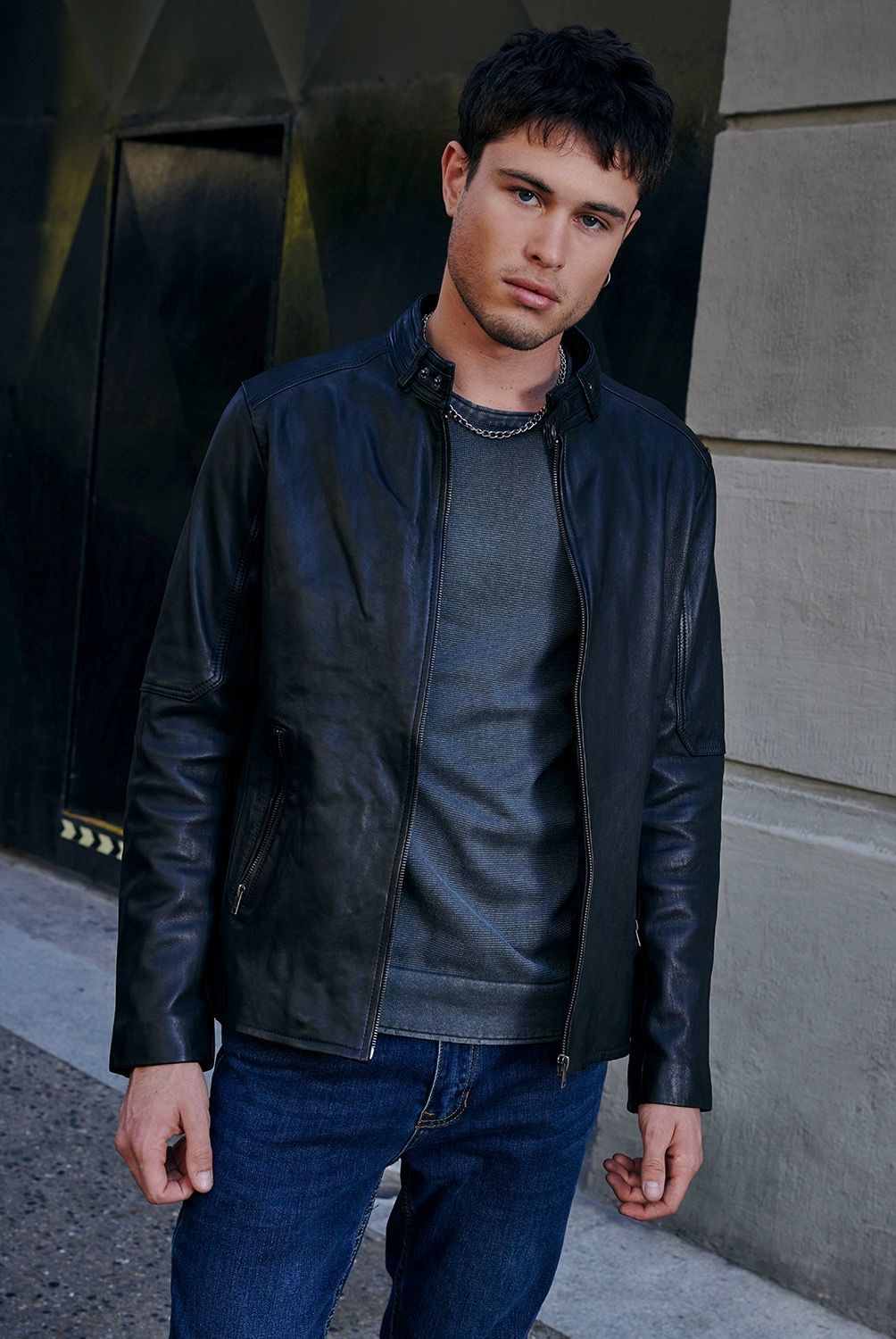 AMERICANINO - Americanino Chaqueta 100% Cuero Hombre