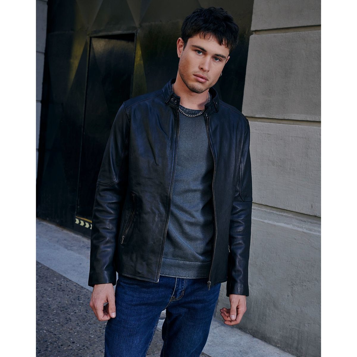 AMERICANINO - Americanino Chaqueta 100% Cuero Hombre