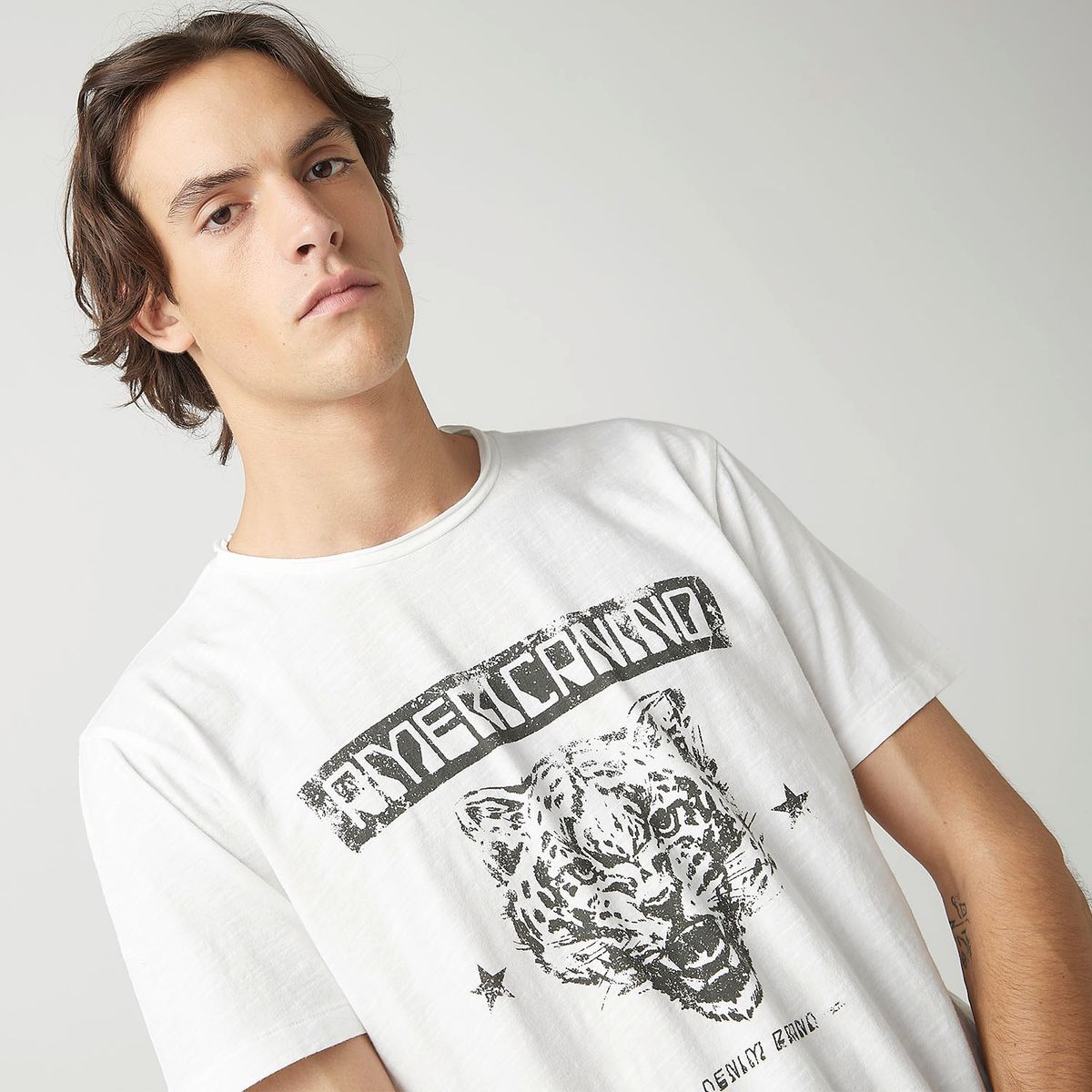 AMERICANINO - Americanino Polera Manga Corta Algodón Orgánico Hombre