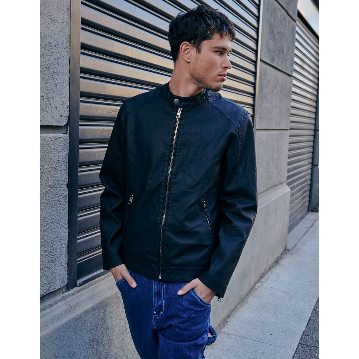 AMERICANINO - Americanino Chaqueta Zero Cuero Hombre