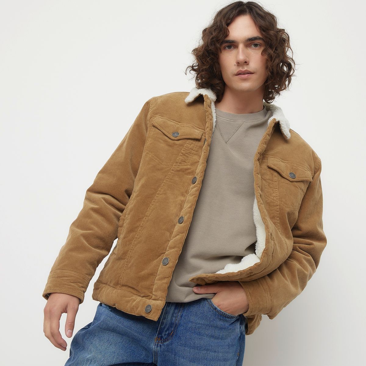 AMERICANINO - Americanino Chaqueta Cotelé con Chiporro Hombre