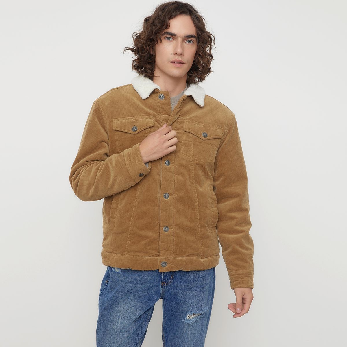 AMERICANINO - Americanino Chaqueta Cotelé con Chiporro Hombre