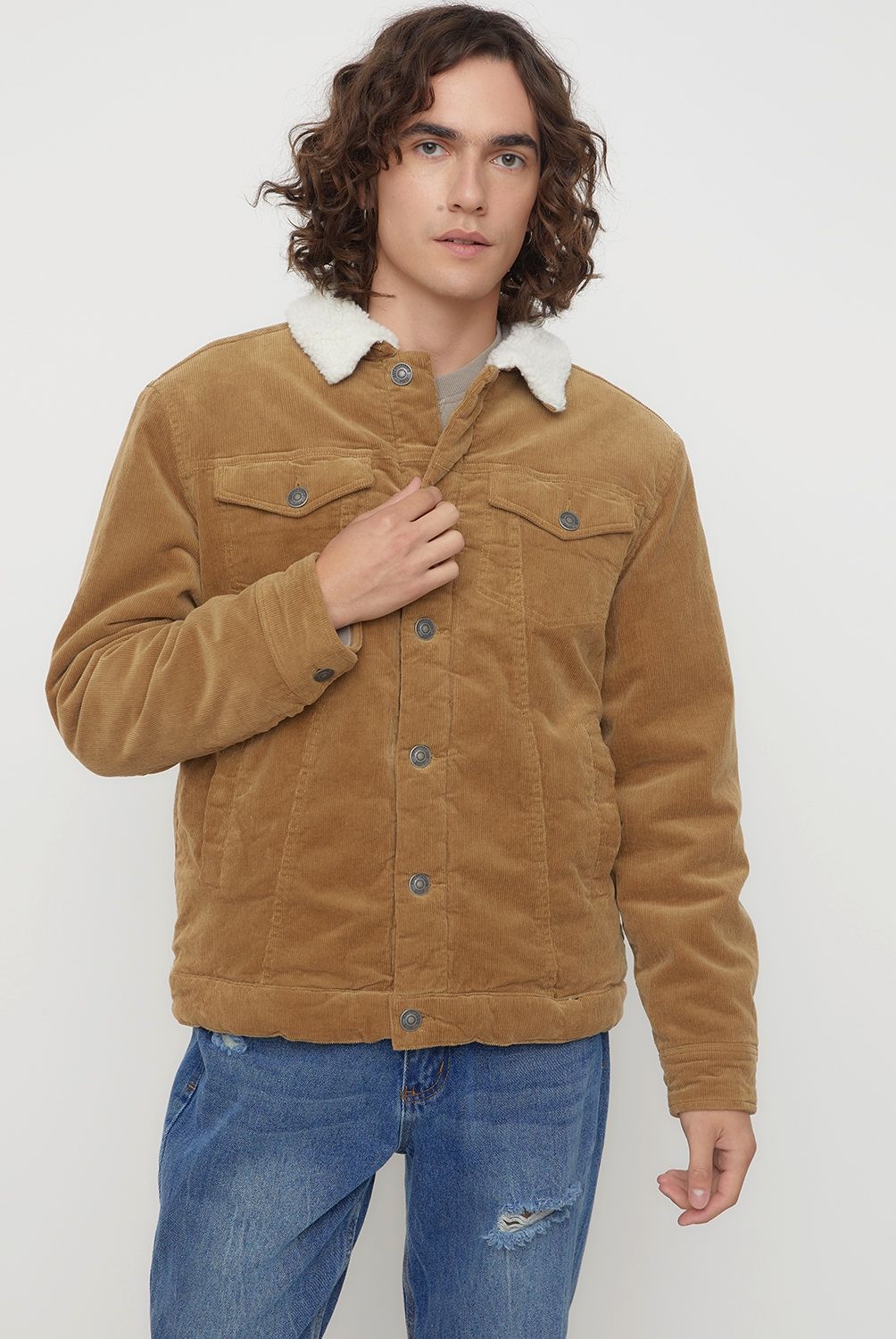AMERICANINO - Americanino Chaqueta Cotelé con Chiporro Hombre