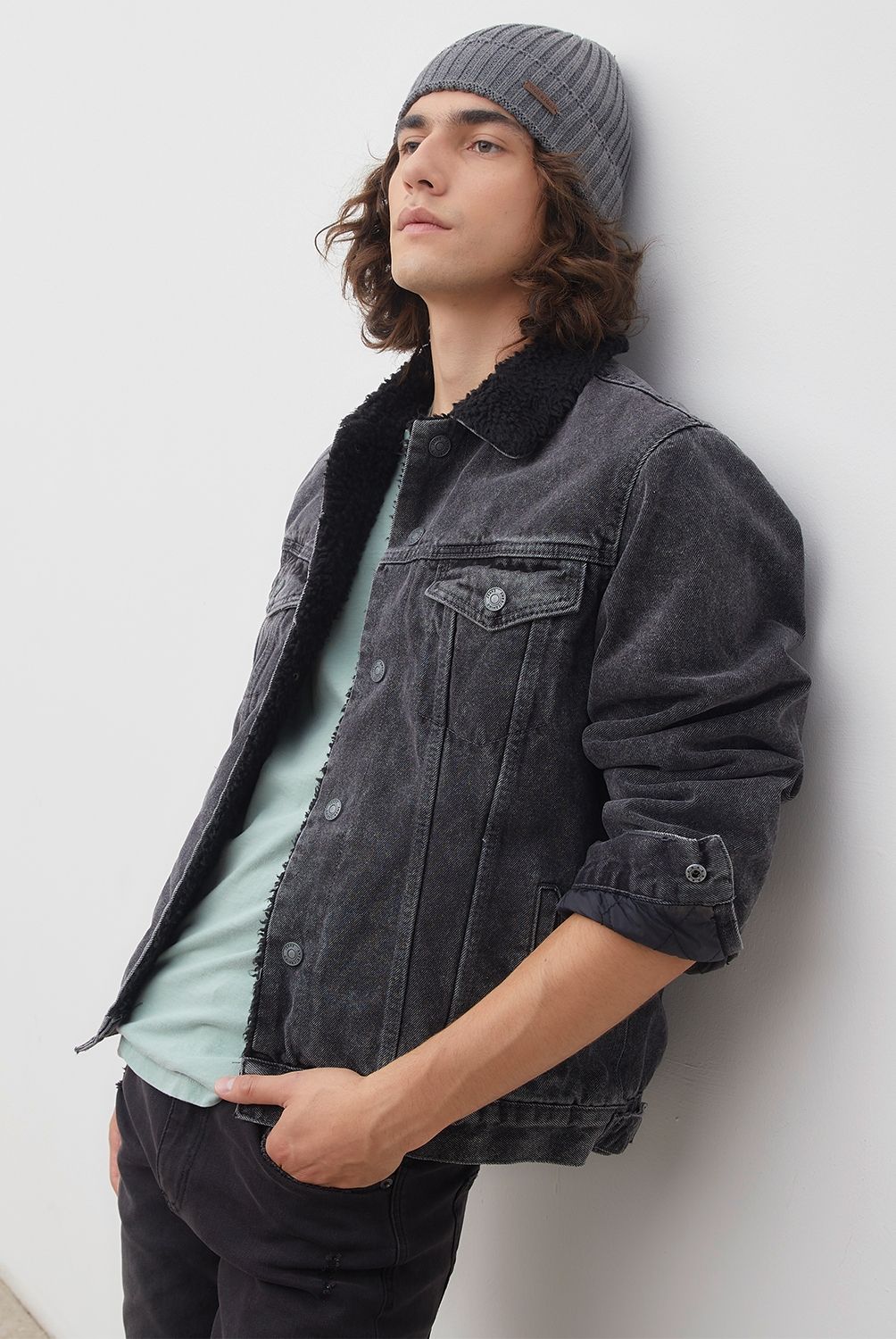 AMERICANINO - Chaqueta Denim Con Chiporro Hombre Americanino