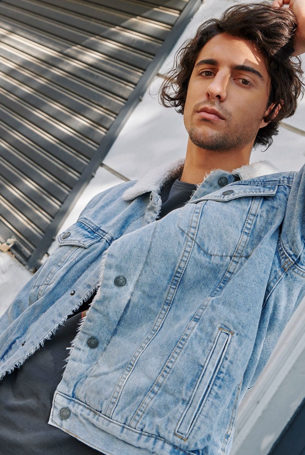 AMERICANINO - Chaqueta Denim Con Chiporro Hombre Americanino
