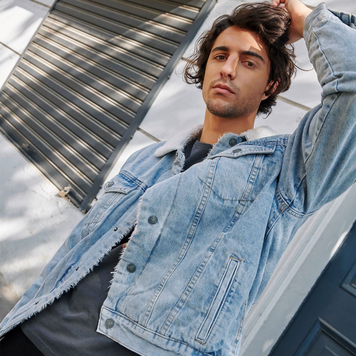 AMERICANINO - Chaqueta Denim Con Chiporro Hombre Americanino