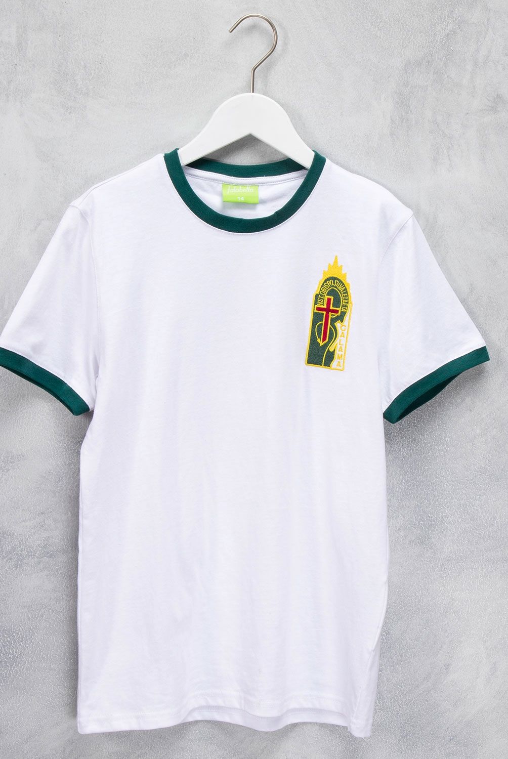 GENERICO - Colegio Silva Lezaeta Calama, Polera Escolar Deporte, 80 Algodón 20 Poliéster, Manga Larga con puno elasticado, Cuello Redondo Niño