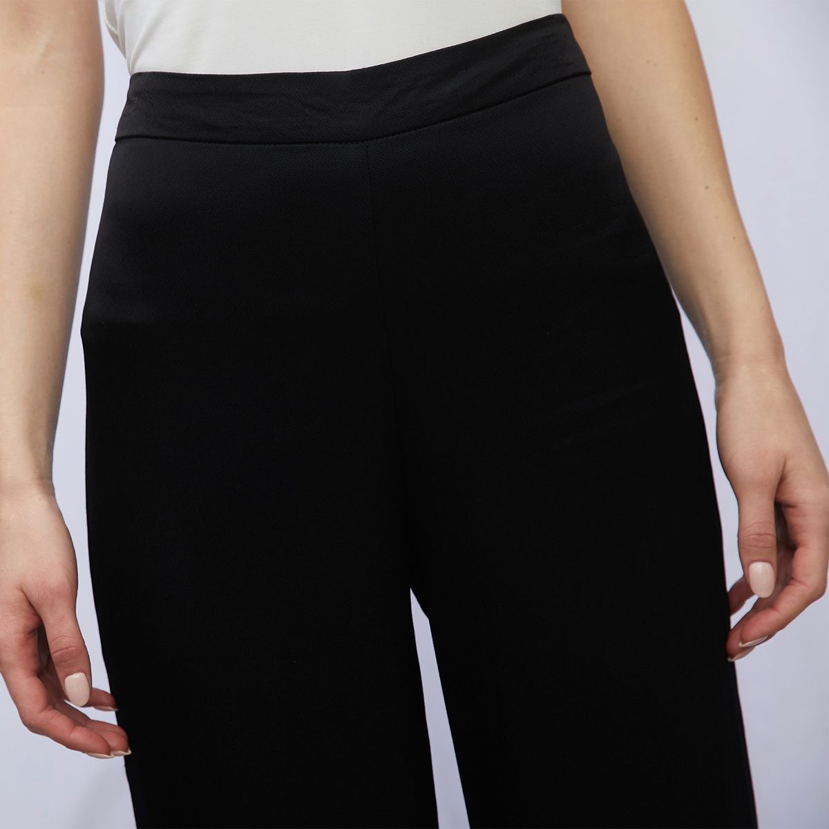 BASEMENT - Basement Pantalón Palazzo Tiro Alto Mujer