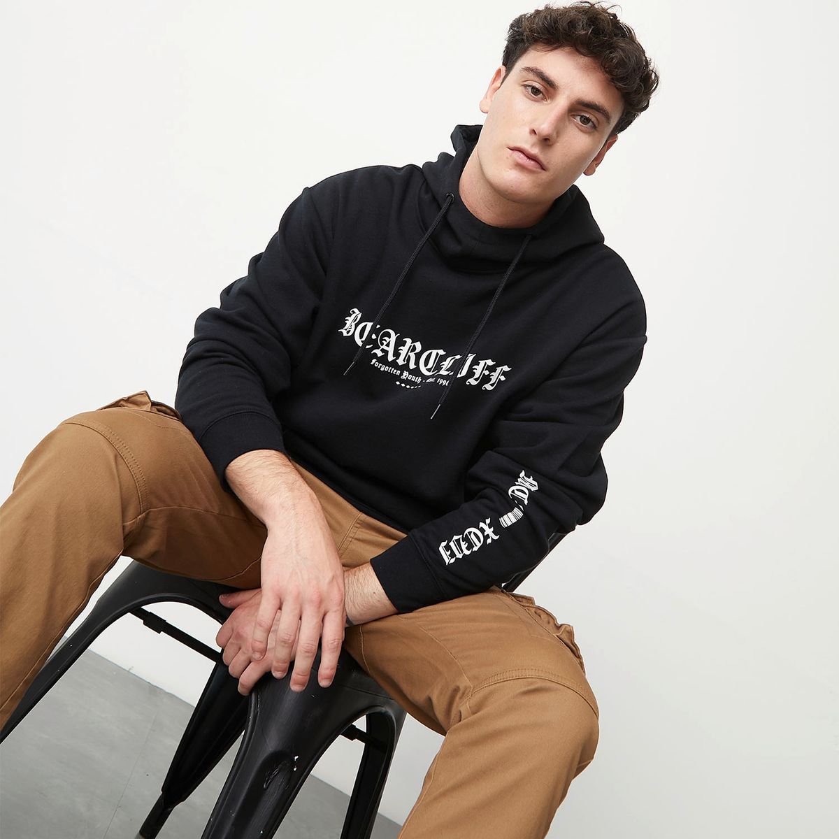 BEARCLIFF - Poleron Hoodie Oversize Hombre Bearcliff