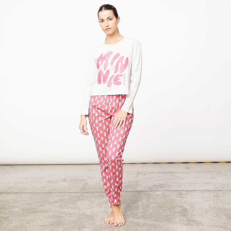 DISNEY - Disney Pijama Algodón Mujer