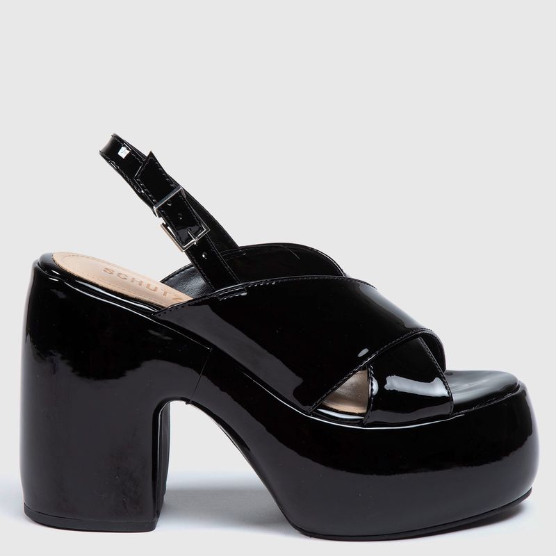 SCHUTZ - Sandalia Mujer Negro Schutz