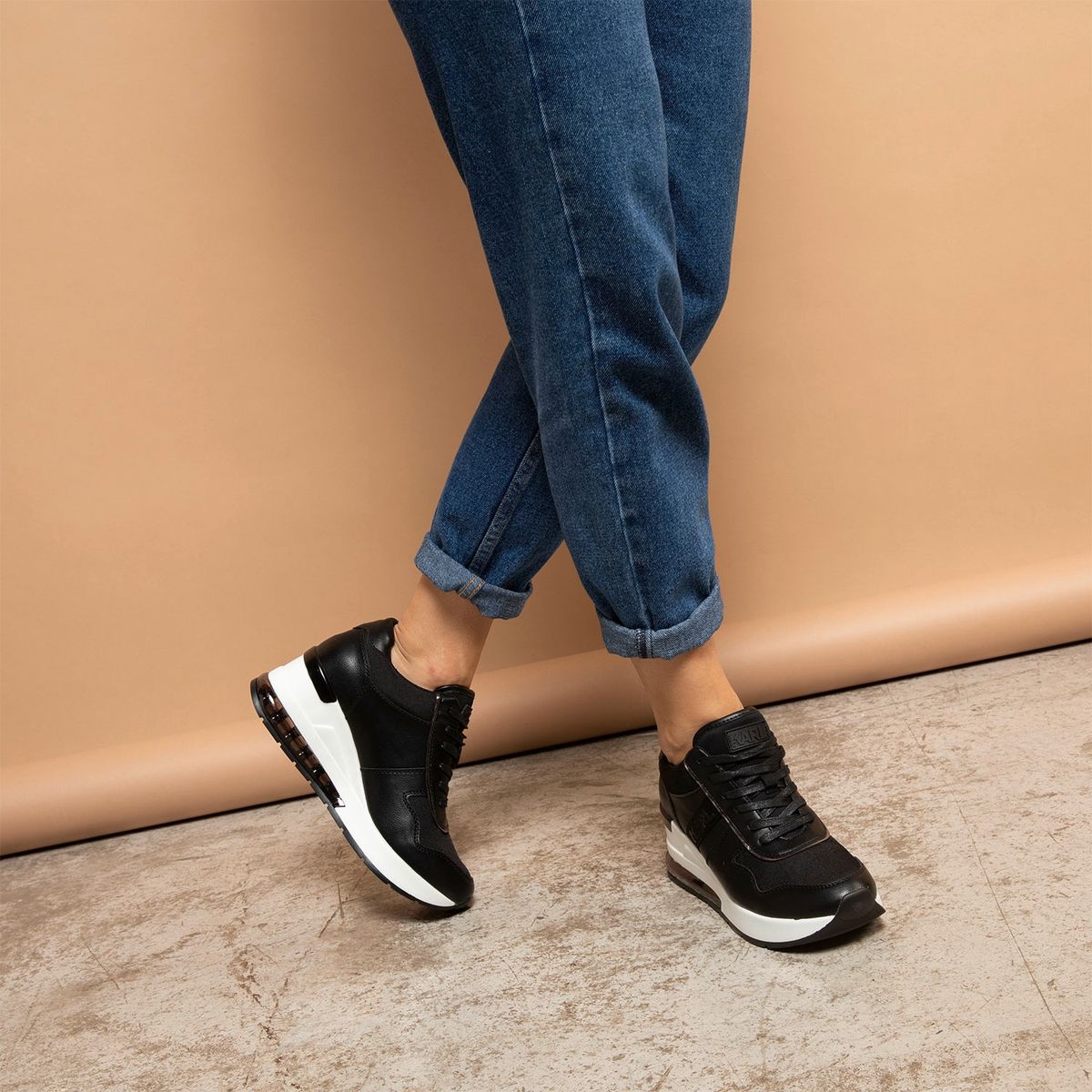 KL - Kl Zapatilla urbana mujer negro