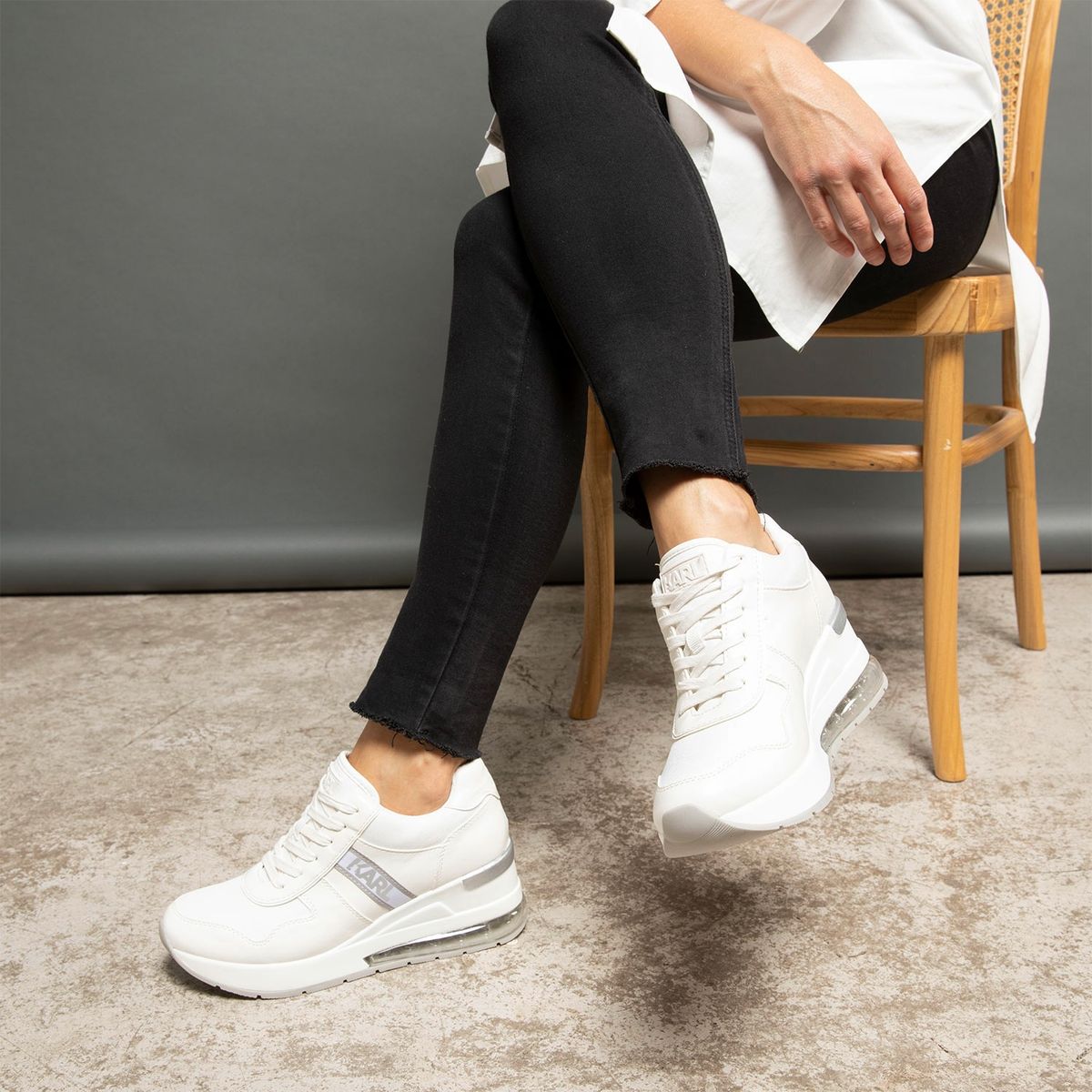 KL - Kl Zapatilla urbana mujer blanco