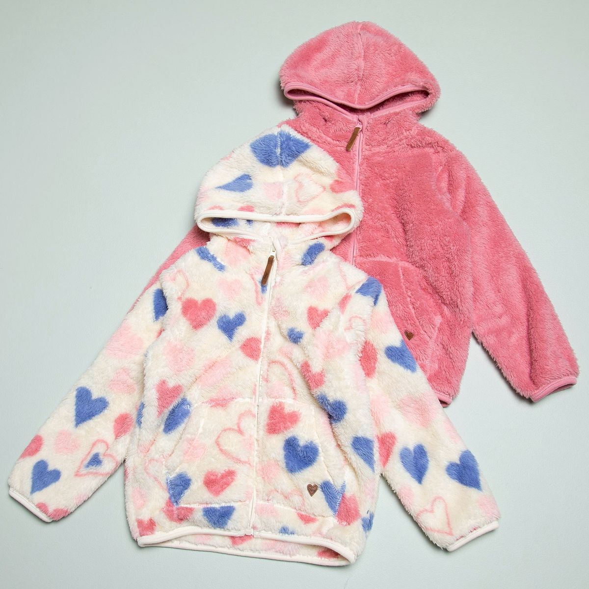 YAMP - Yamp Polerón Niña Pack De 2 Unidades Con Capucha Polar