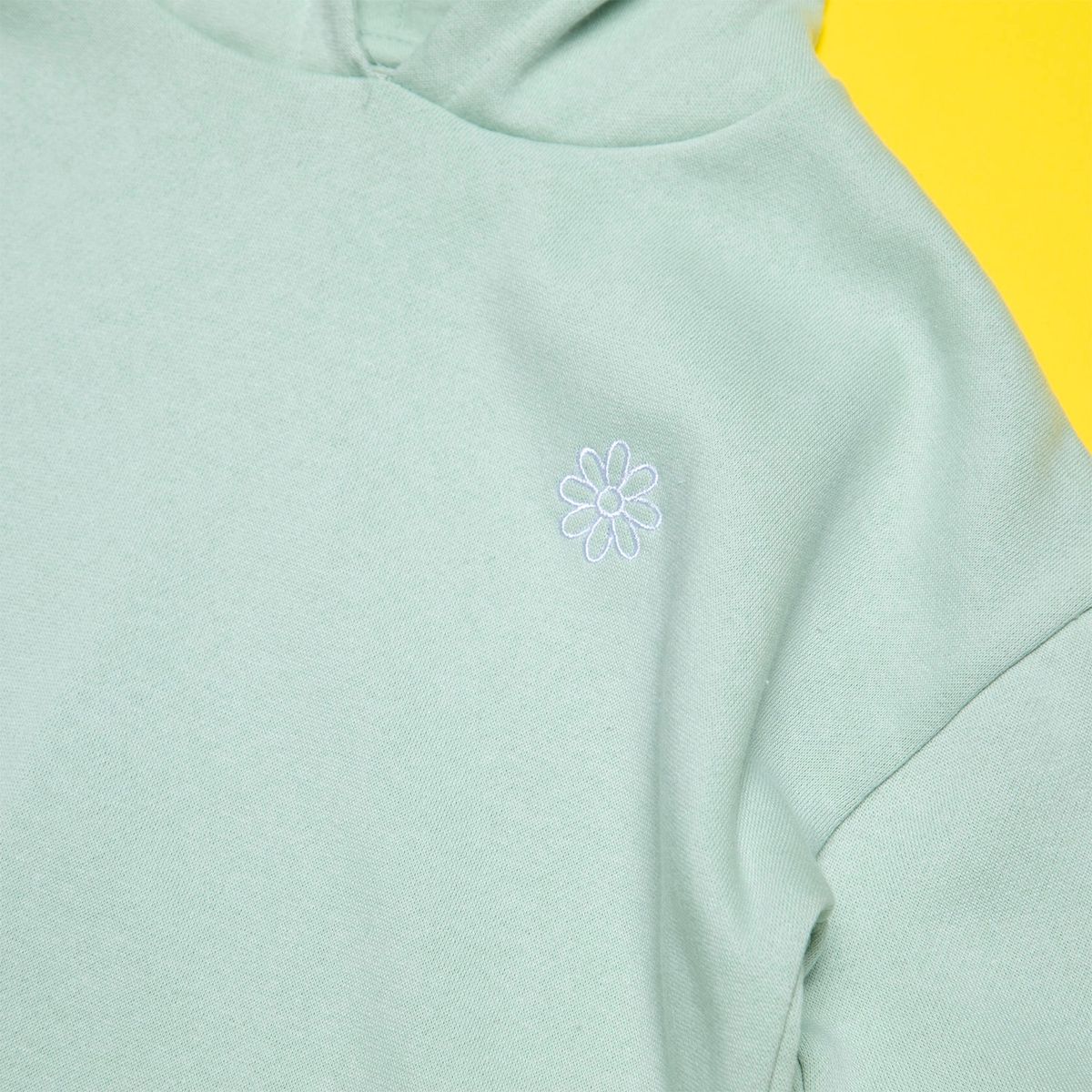 YAMP - Polerón Niña Largo Detalle En Espalda Algodón Afranelado Yamp