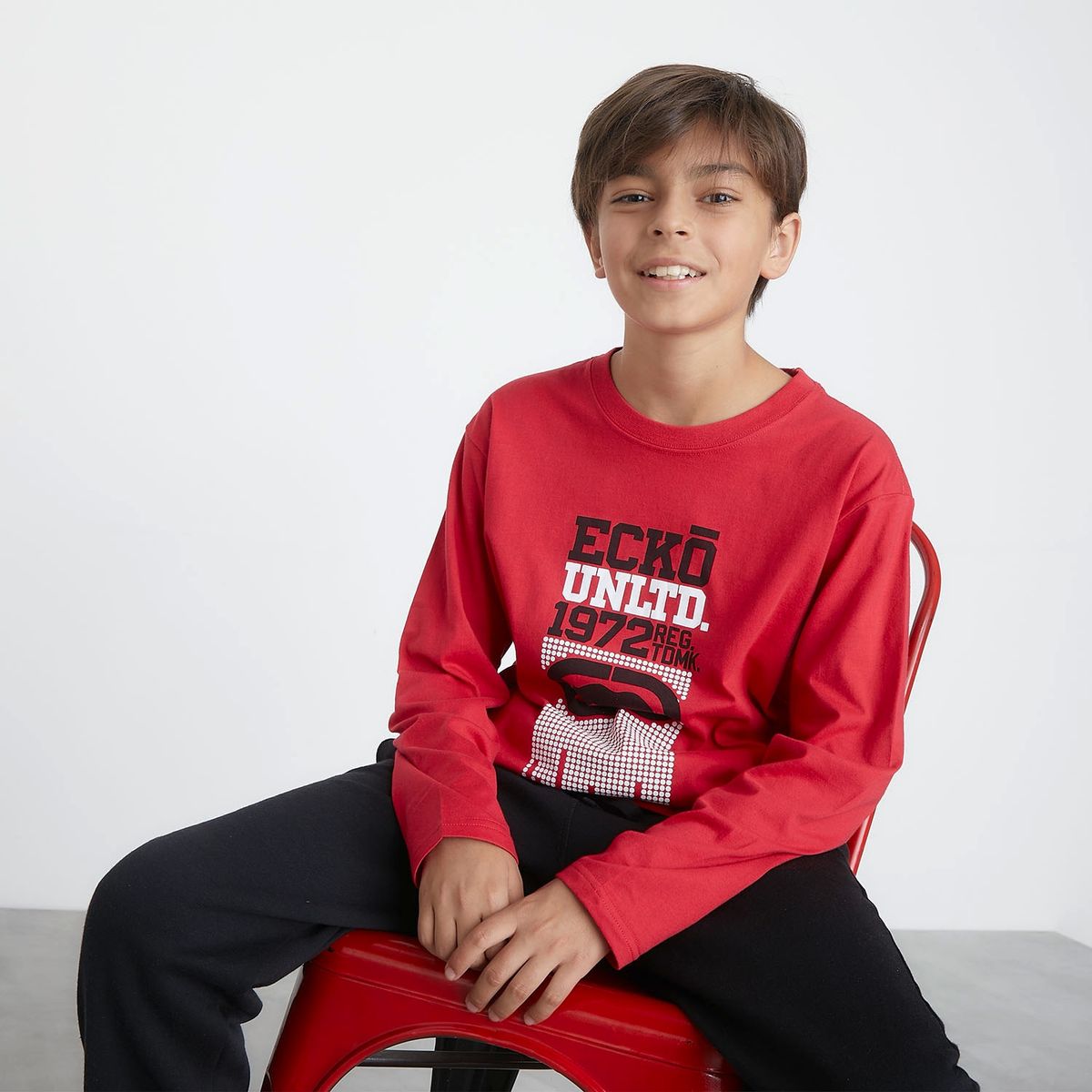 ECKO - Ecko Polera Niño Algodón Reciclado