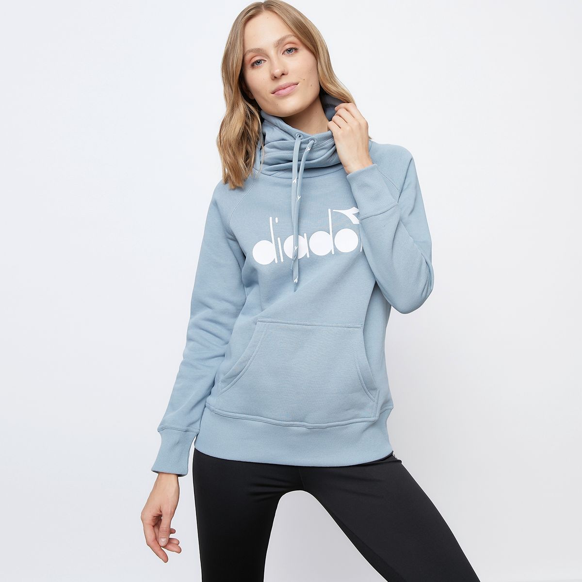 DIADORA - Polerón Deportivo Hoodie Mujer Diadora