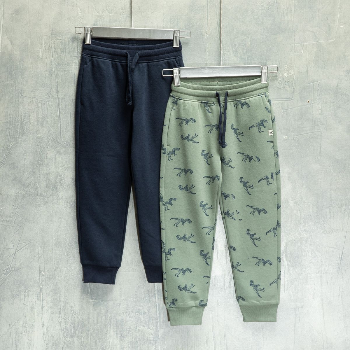 YAMP - Yamp Buzo Niño Pack De 2 Unidades Cintura Elásticada Algodón Afranelado