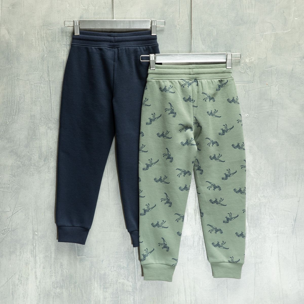 YAMP - Yamp Buzo Niño Pack De 2 Unidades Cintura Elásticada Algodón Afranelado