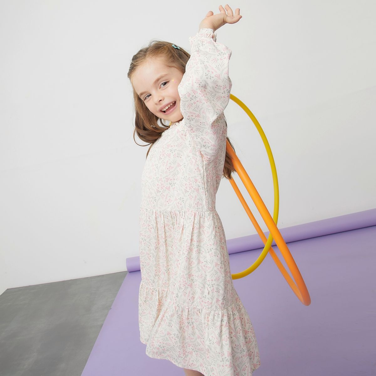 CONIGLIO - Vestido Niña Manga Larga Coniglio