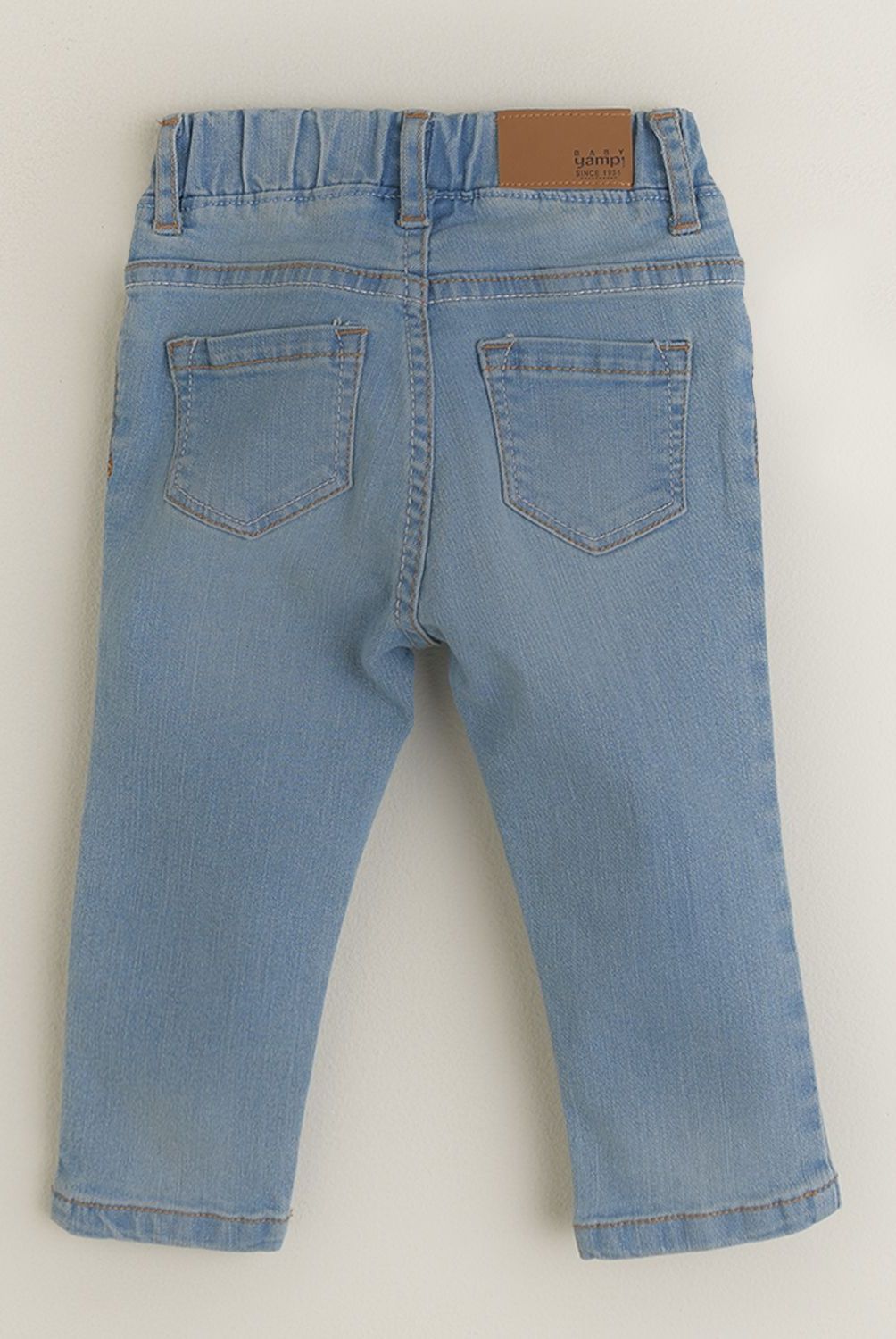 YAMP - Jeans Denim Yamp Bebé Niña Cintura Elástica