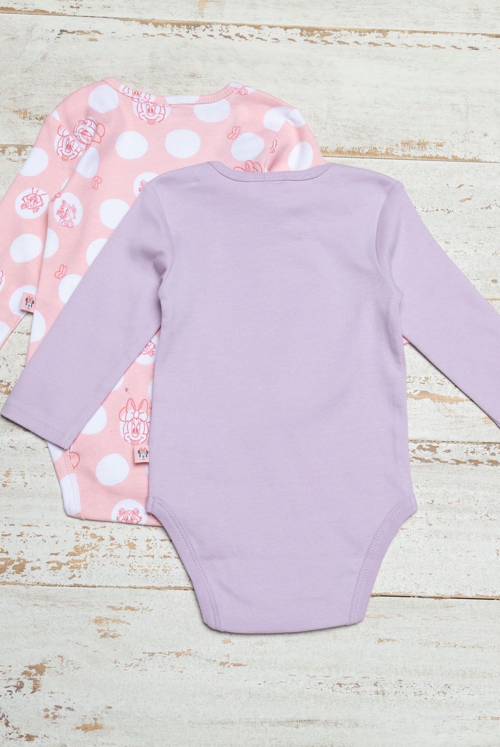 MINNIE - Minnie Body Bebé Pack De 2 Unidades Algodón Bebé Niña