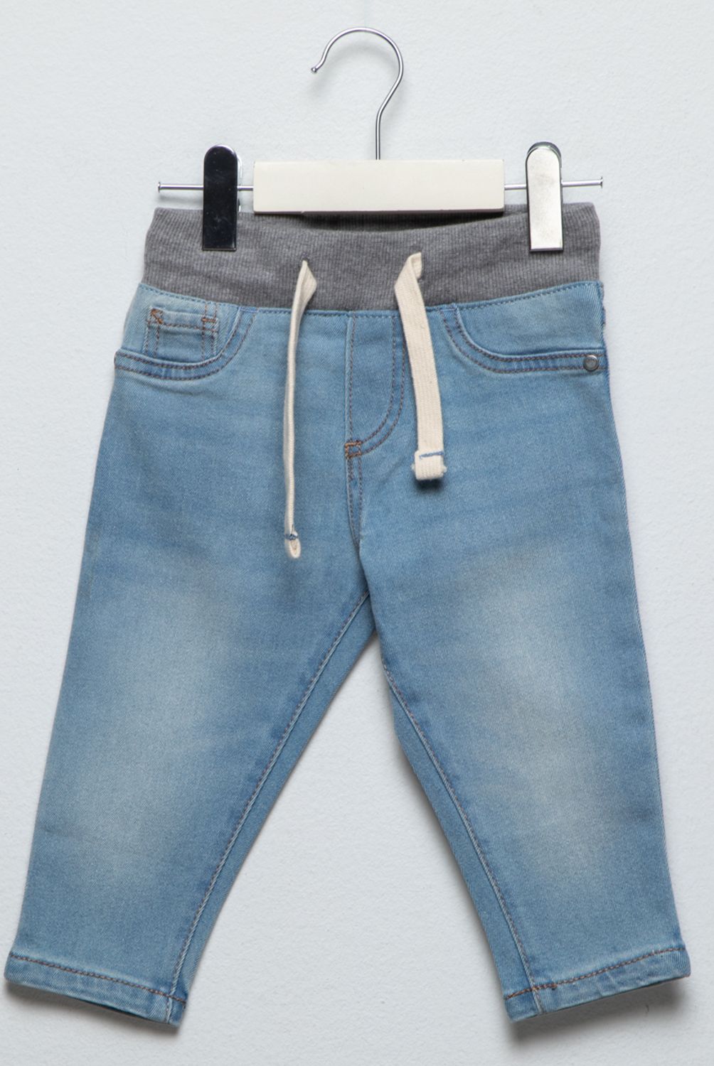 YAMP - Jeans Denim Bebé Niño Cintura Elásticada Yamp
